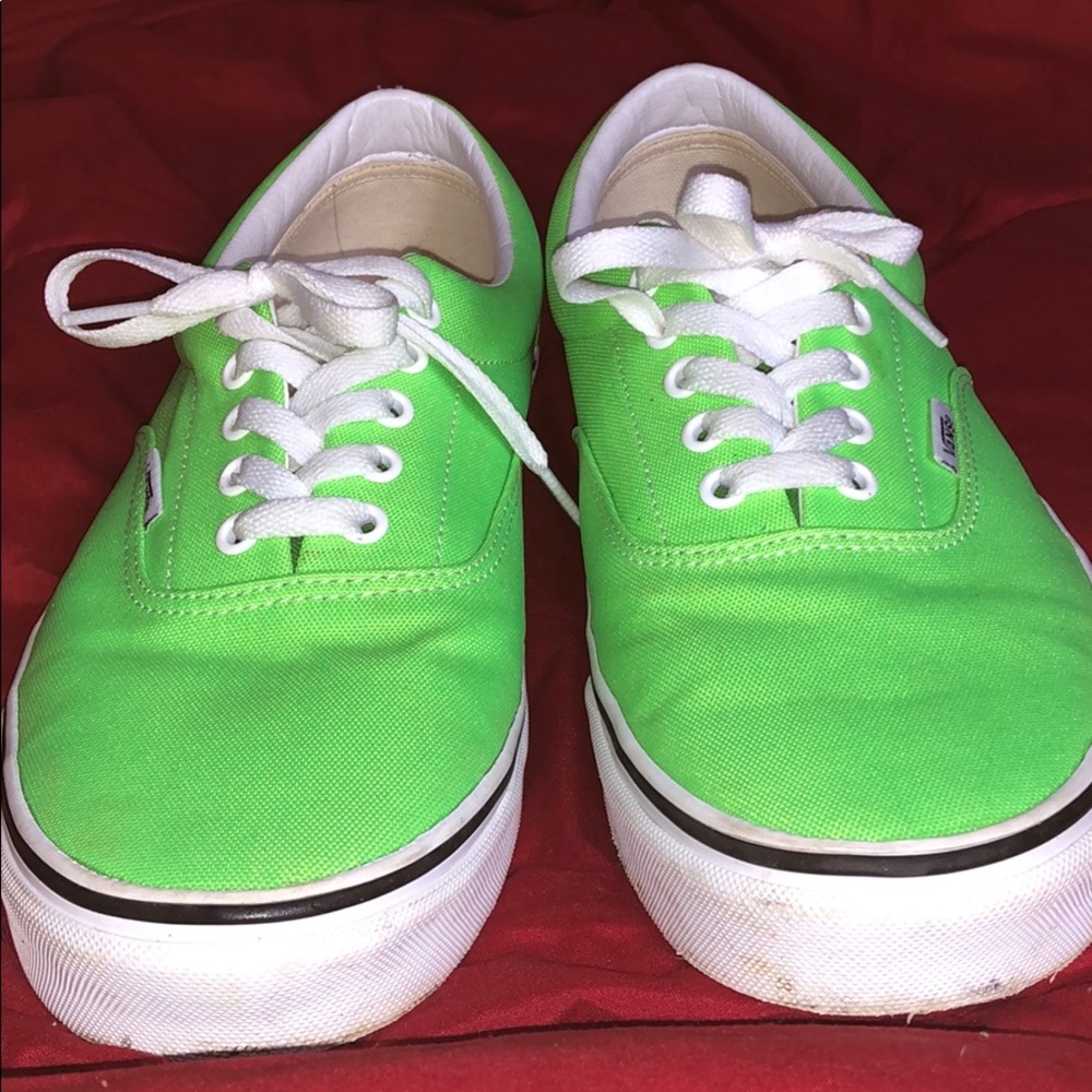 Neon green vans